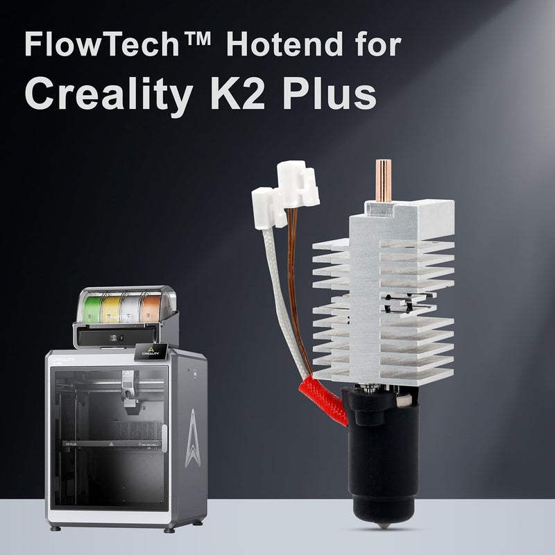 Micro-Swiss FlowTech Hotend Upgrade for Creality K2 Plus - Leakproof Nozzle - Cold Nozzle Change - High Flow CHT - All Metal Design - Made in USA - Image 3